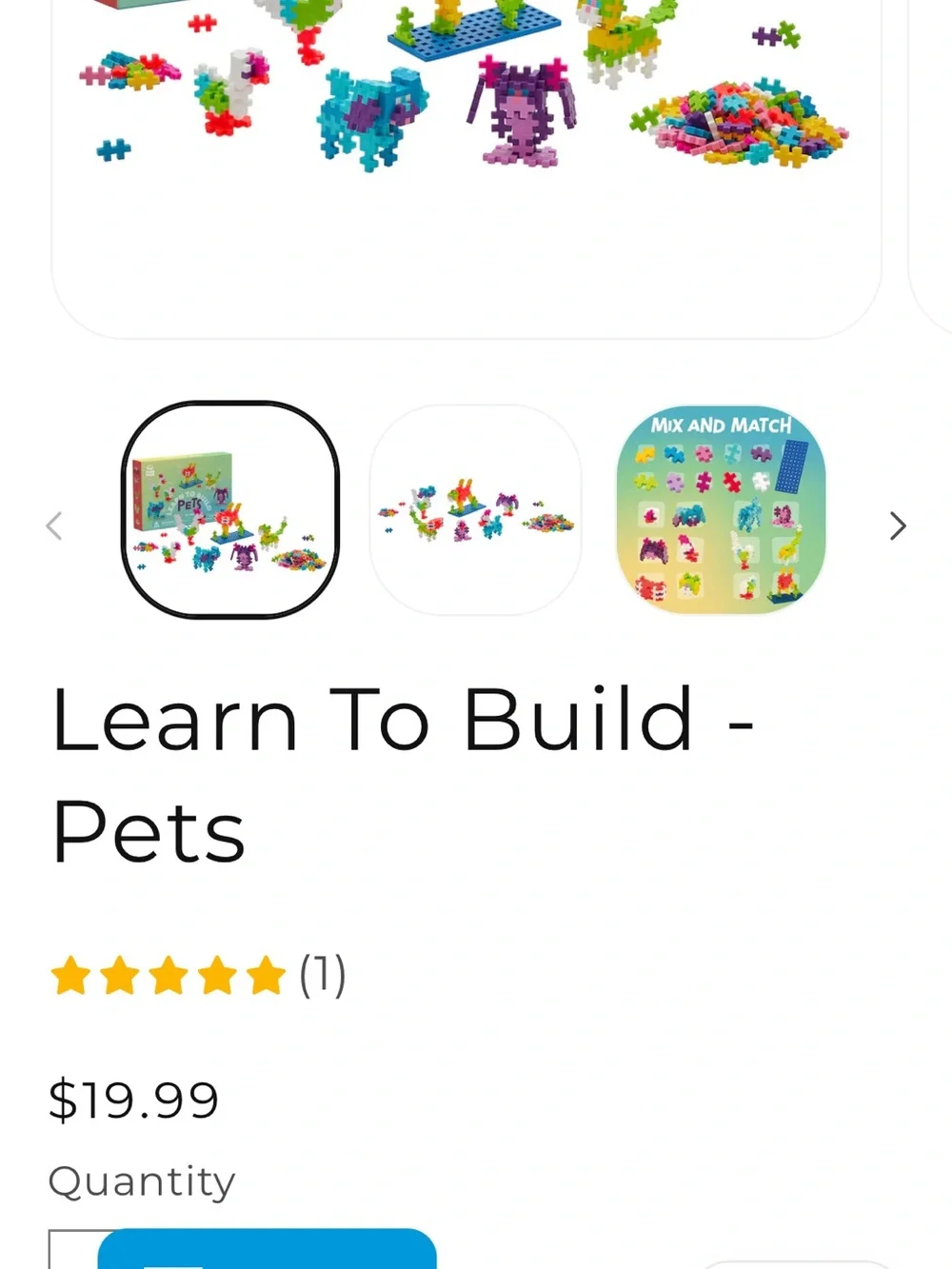 New Learn to Build Pets - Multicolor